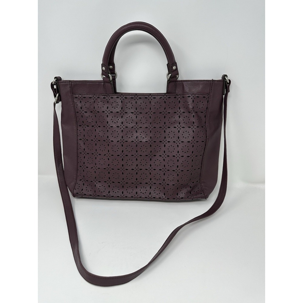 Relic Satchel Crossbody Burgandy